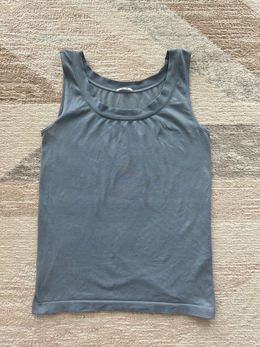 Wolford Dusty Blue Knit Jamaika Tank Size M